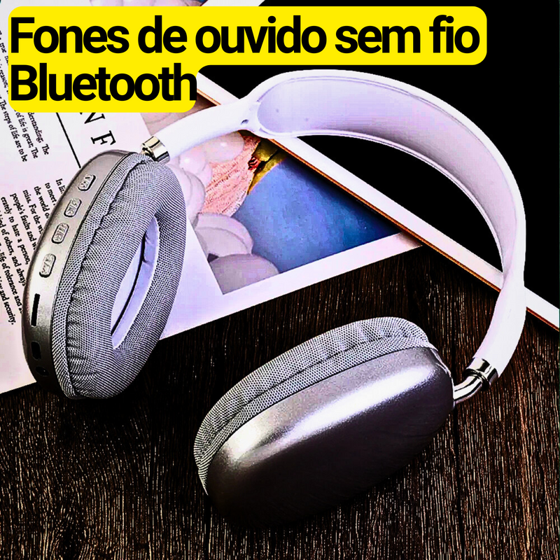 Headphone Gamer - com Bluetooth - Fone de ouvido com redução de ruído inteligente - hifi ultra hd