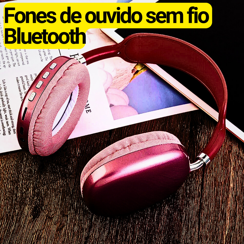 Headphone Gamer - com Bluetooth - Fone de ouvido com redução de ruído inteligente - hifi ultra hd