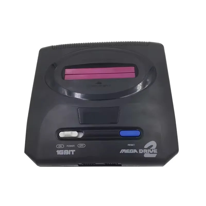 Videogame retrô de 16 bits - Sega Mega Drive 2 - Console MD antigo (inclui 5 jogos na memória)